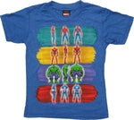Marvel Paint Strokes and Pose Juvenile T-Shirt