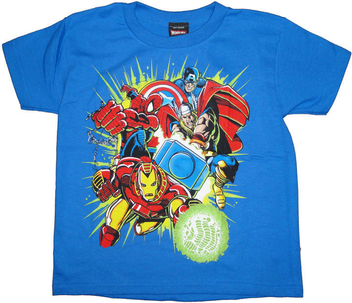 Marvel Team Juvenile T Shirt