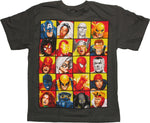 Marvel Twenty Character Squares Youth T-Shirt
