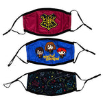 Harry Potter 3 Pack Cloth Face Mask Set