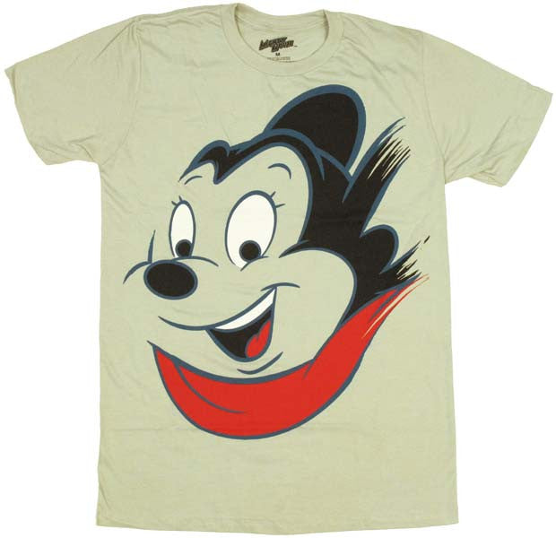 Mighty Mouse Face T-Shirt Sheer