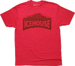 Miller Icehouse Logo Red T-Shirt Sheer