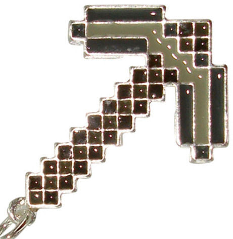 Minecraft Pickaxe Keychain