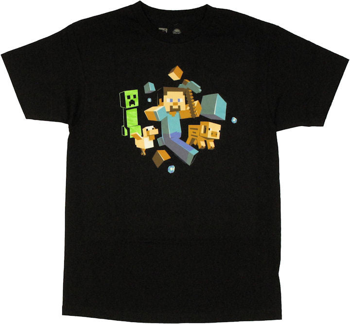 Minecraft Run Away T Shirt
