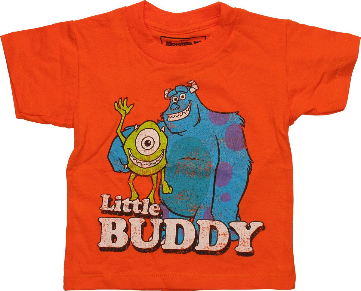 monsters inc shirt toddler Monsters Inc Little Buddy Orange Toddler T-Shirt