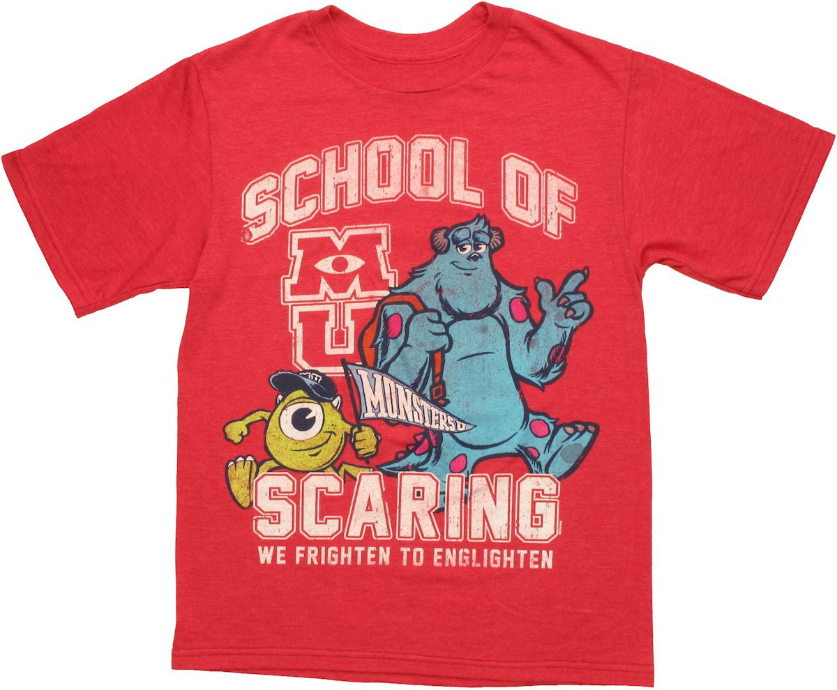 Monsters University School of Scaring Youth T Shirt
