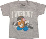 Mr Potato Head I Work Out Toddler T-Shirt