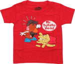 Mr Potato Head Shocked French Fries Toddler Shirt