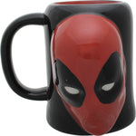 Deadpool Mask Bust Logo Sculpted Mug