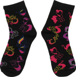 My Little Pony Characters Black Crew Socks