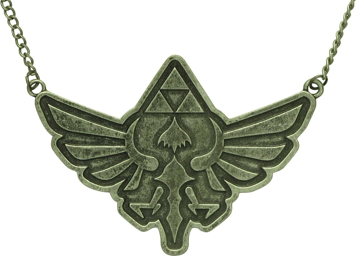 Zelda Skyward Sword Crest Antique Necklace