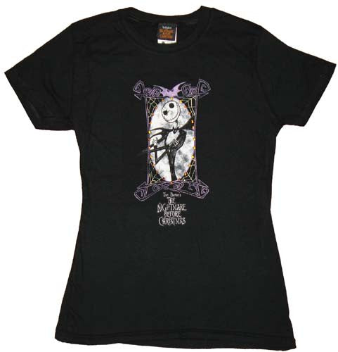 Nightmare Before Christmas Jack Box Juniors Shirt
