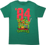 Ninja Turtles 84 Group Action Pose MF T-Shirt