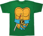 Ninja Turtles Leonardo Costume Mighty Fine T-Shirt