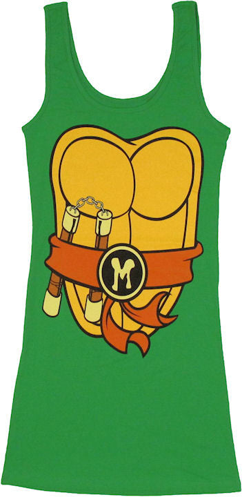 Ninja Turtles Michelangelo Costume Tank Top Dress