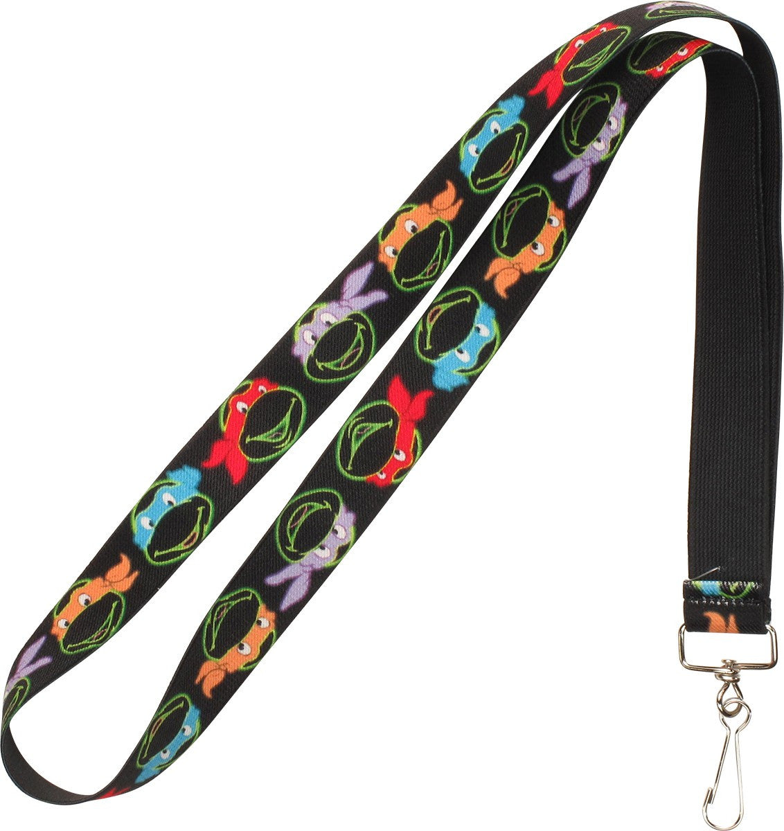 Ninja Turtles Neon Heads Elastic Lanyard