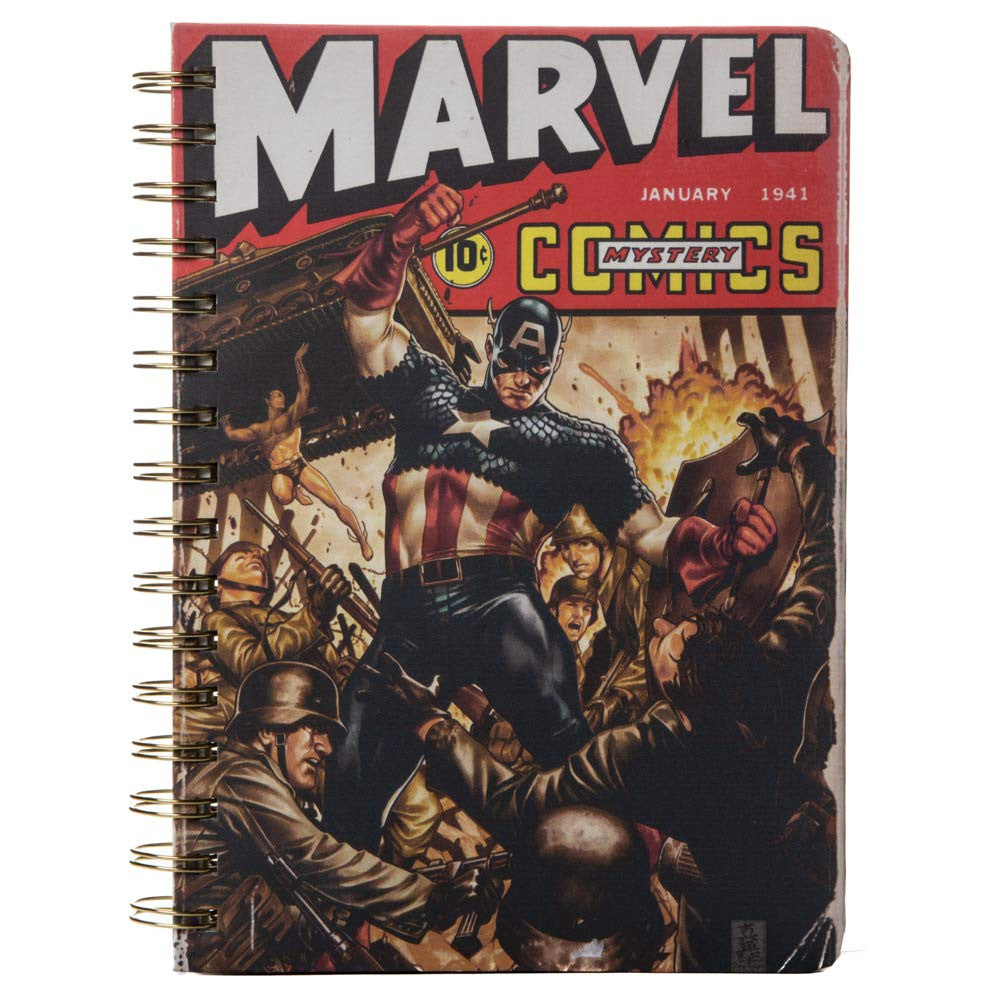 Captain America Jan 1941 Spiral Notepad