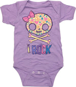 Novelty I Rock Skull Crossbones Snap Suit