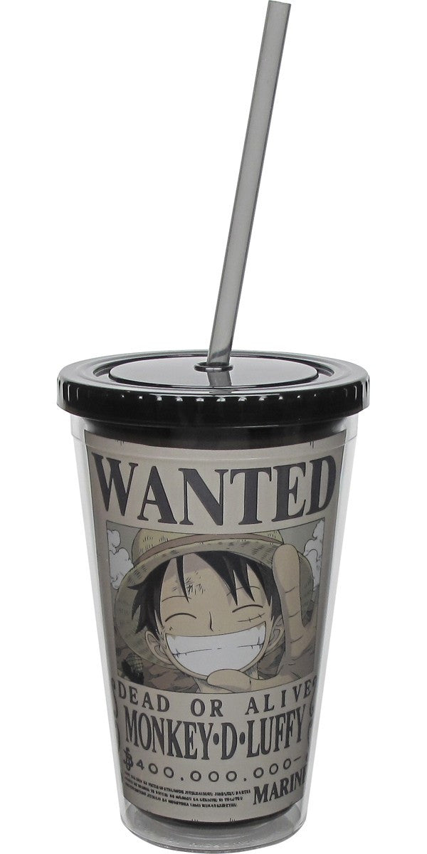 One Piece Wanted Monkey D Luffy Travel Cup