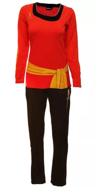 Star Trek Uhura Costume Long Sleeve Pajama Set