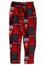 Harry Potter Gryffindor Icon Panels Fleece Pants