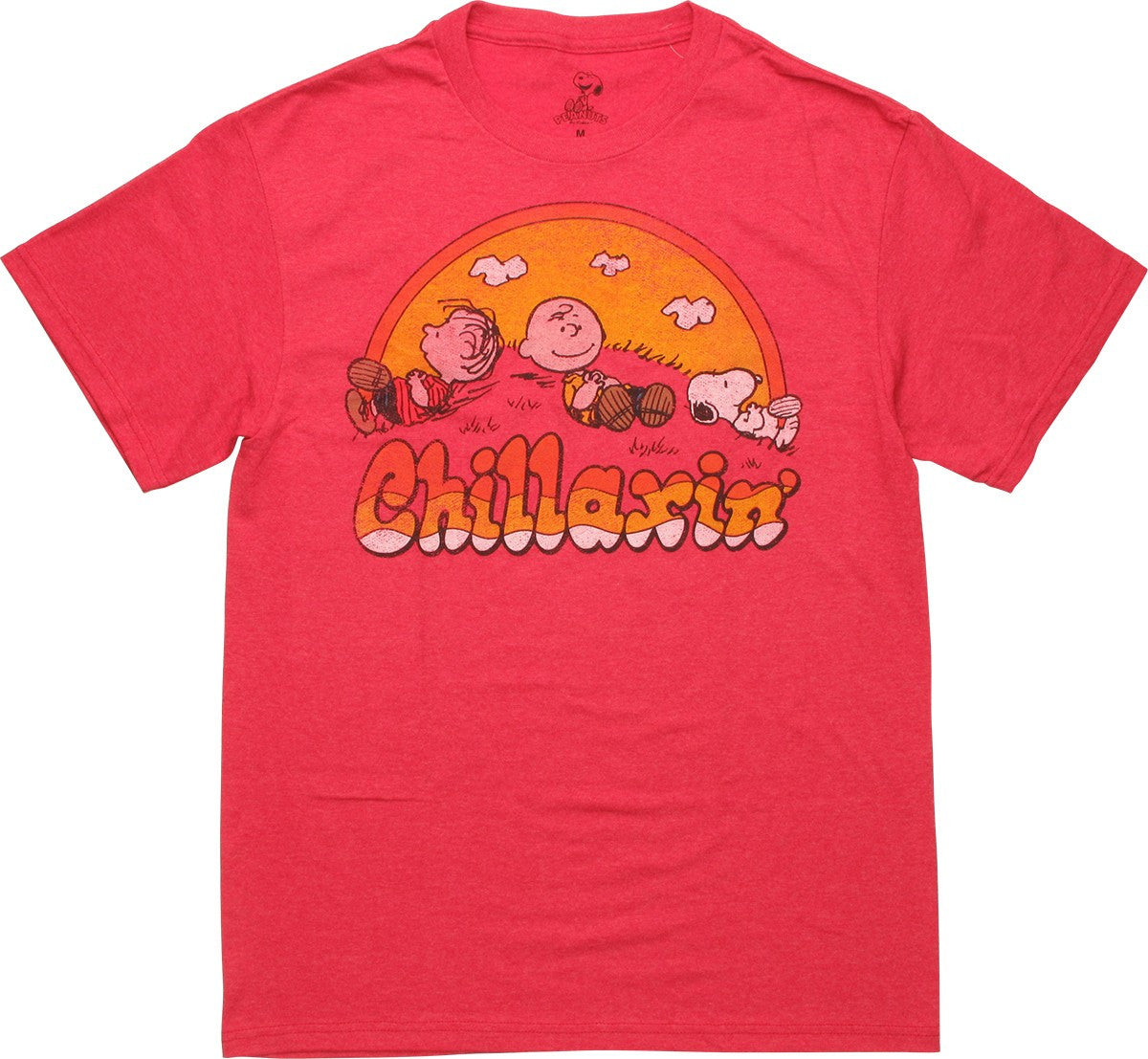 Peanuts Chillaxin Hillside Red T-Shirt