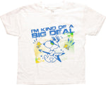 Peanuts Snoopy Big Deal Juvenile T Shirt