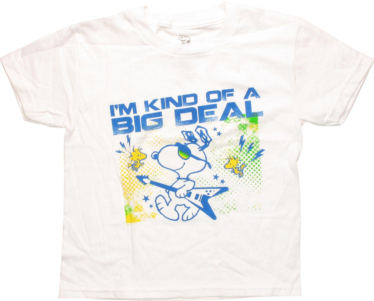 Peanuts Snoopy Big Deal Juvenile T Shirt