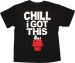 Peanuts Snoopy Chill I Got This Youth T-Shirt