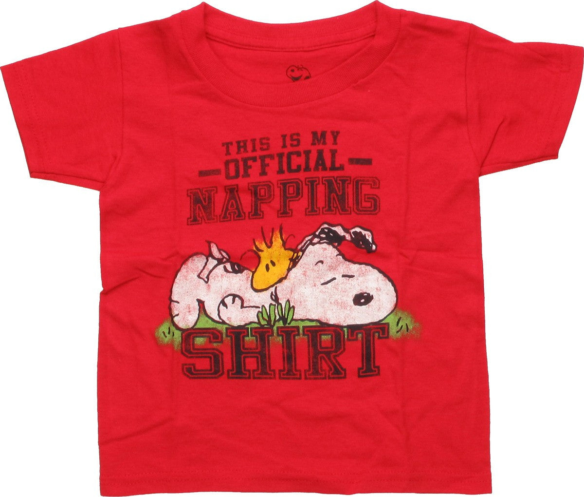 Peanuts Snoopy Official Napping Toddler T-Shirt