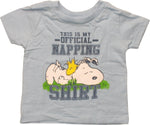 Peanuts Snoopy This is My Napping Infant T-Shirt