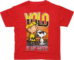 Peanuts YOLO Is My Motto Youth T-Shirt