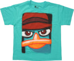 Phineas and Ferb Big Face Perry Juvenile T-Shirt