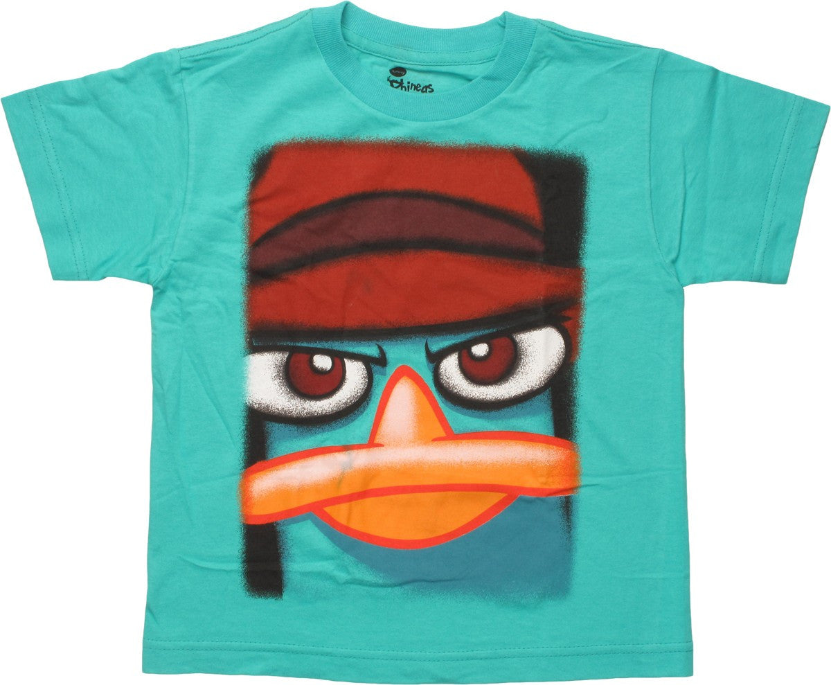 Phineas and Ferb Big Face Perry Juvenile T-Shirt