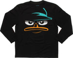 Phineas and Ferb Perry Face LS Youth T-Shirt
