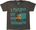Phineas and Ferb Platypus Ate Juvenile T-Shirt
