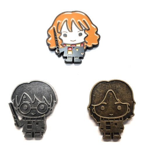 Harry Potter Hermione 3 Piece Pin Set
