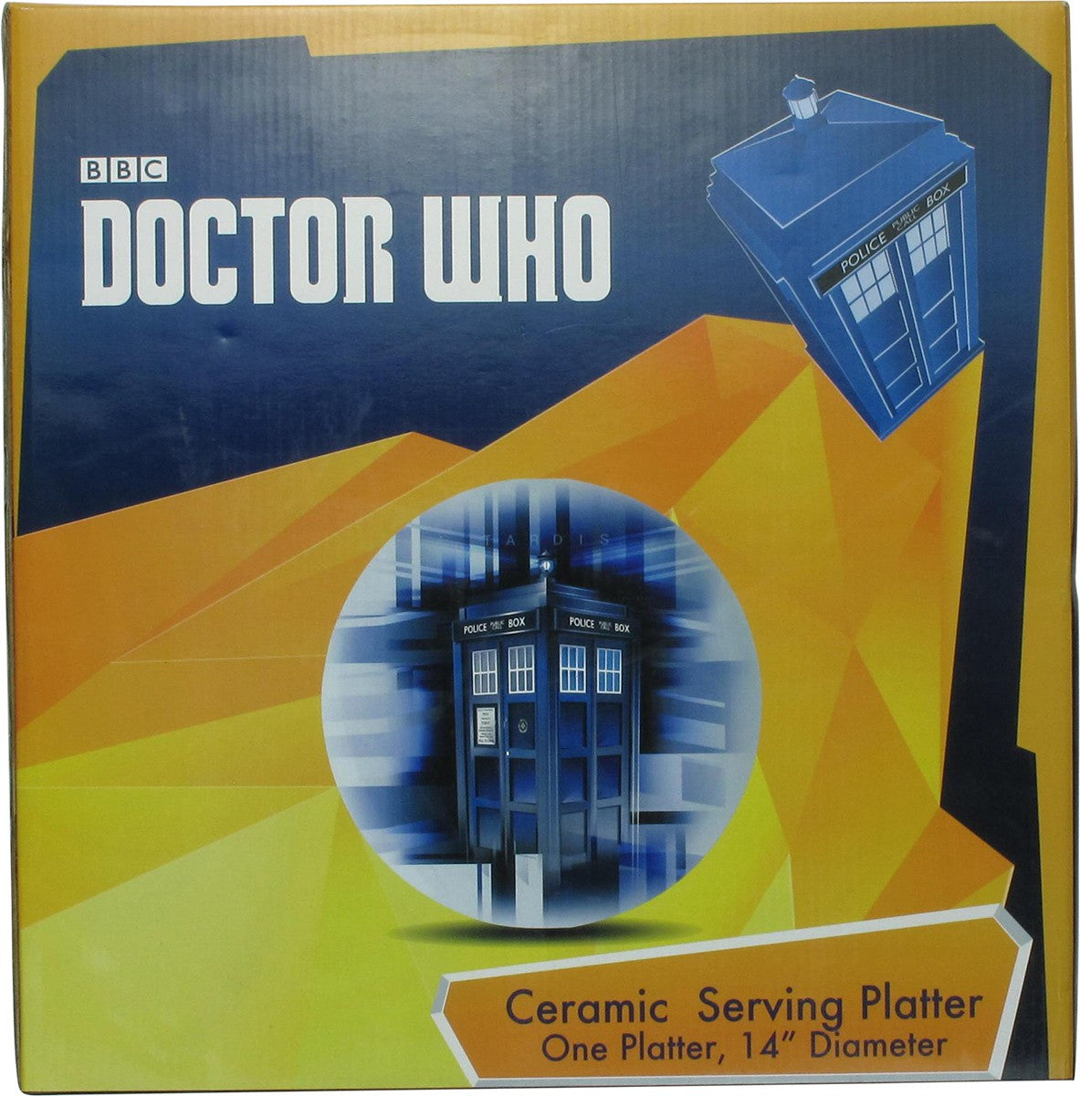 Doctor Who TARDIS 14 Inch Ceramic Serving Platter