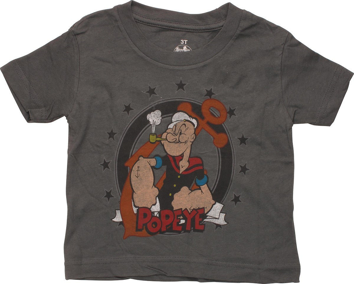 Popeye Pipe Stars Toddler T-Shirt