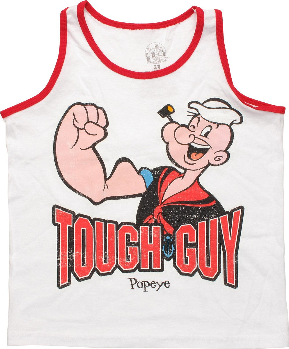 Popeye Tough Guy Tank Top Juvenile T-Shirt