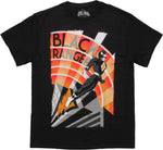 Power Rangers Black Art Deco T Shirt