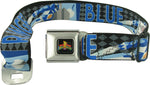 Power Rangers Blue Deco Diamonds Seatbelt Mesh Belt