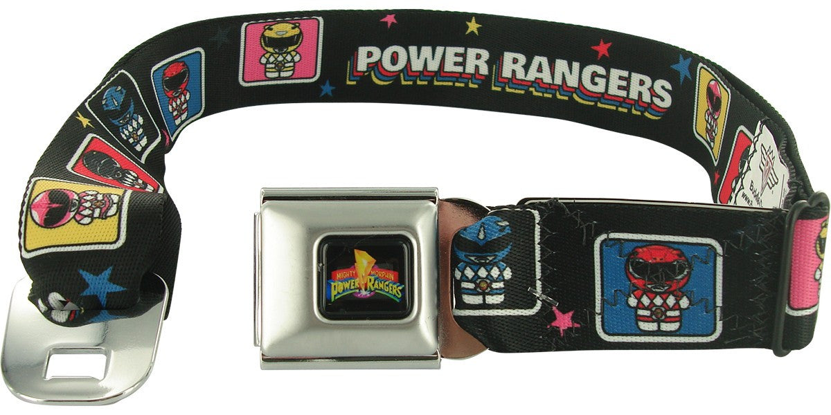 Power Rangers Boxed Chibi Team Seatbelt Mesh Belt