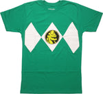 Power Rangers Green Costume Mighty Fine T-Shirt