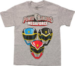 Power Rangers Megaforce Helmets Youth T Shirt