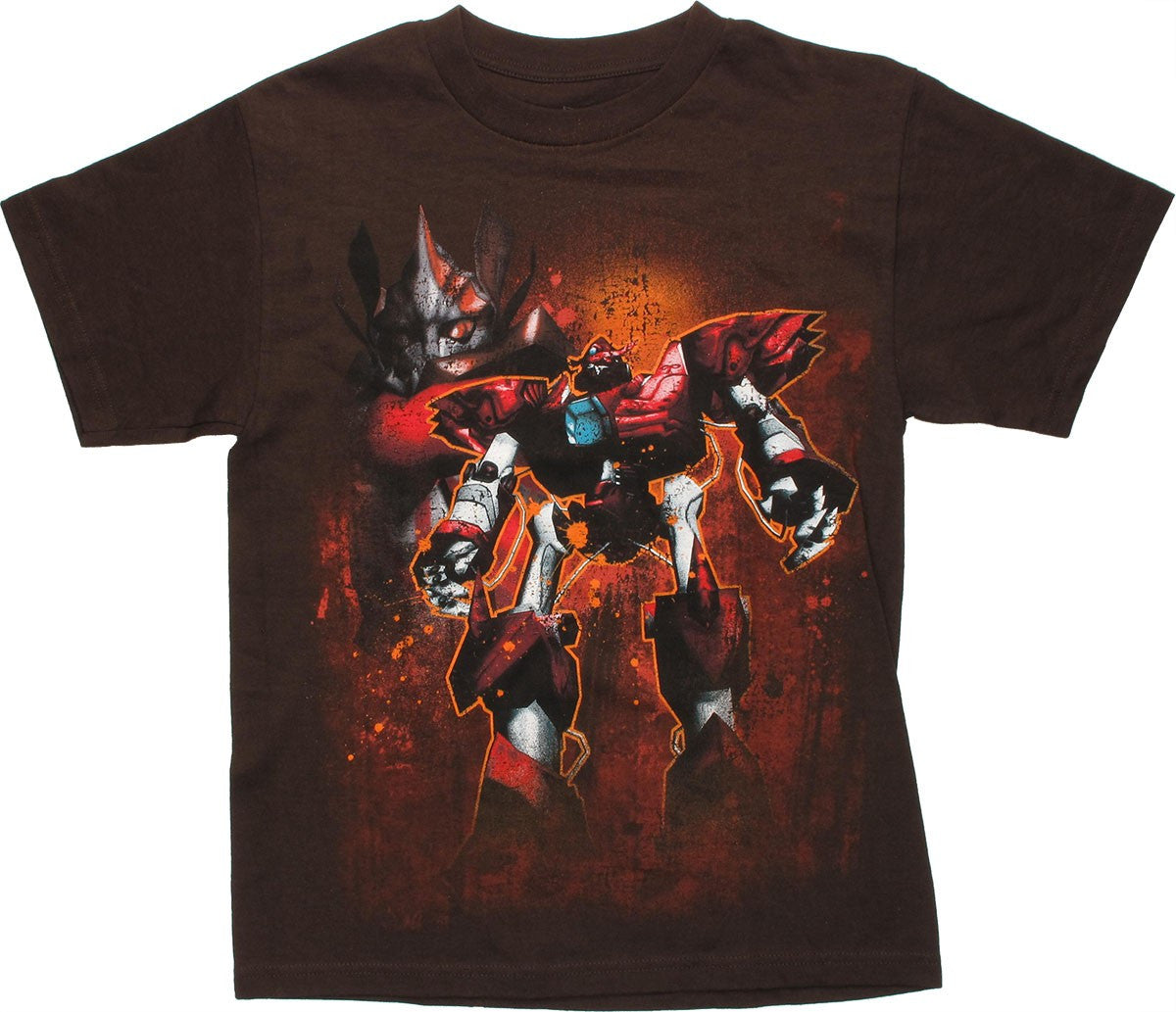 Power Rangers Robot Brown Youth T-Shirt