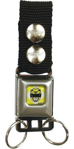 Power Rangers Yellow Ranger Buckle Keychain