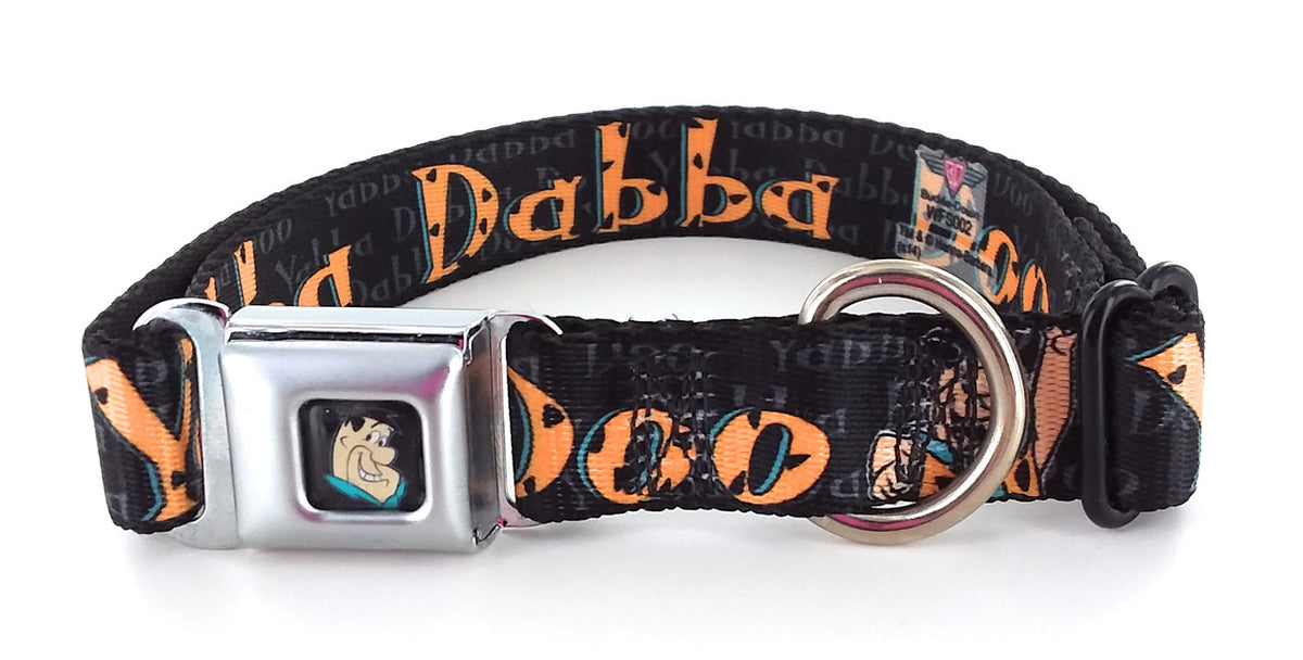 Flintstones Wf5002 Seat Belt Buckle Pet Collar