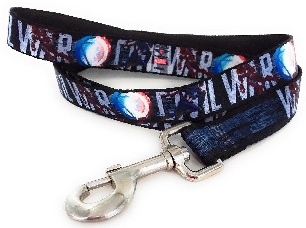 Captain America Civil War Logo Wrap 4 Ft Pet Leash