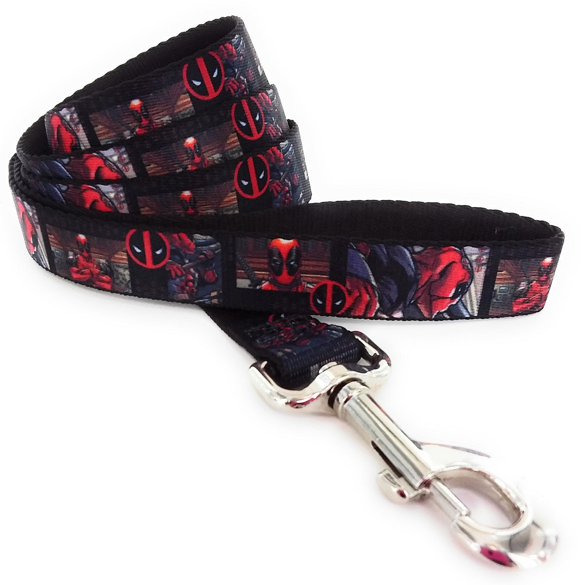 Deadpool Panels Wrap 4 Foot Pet Leash